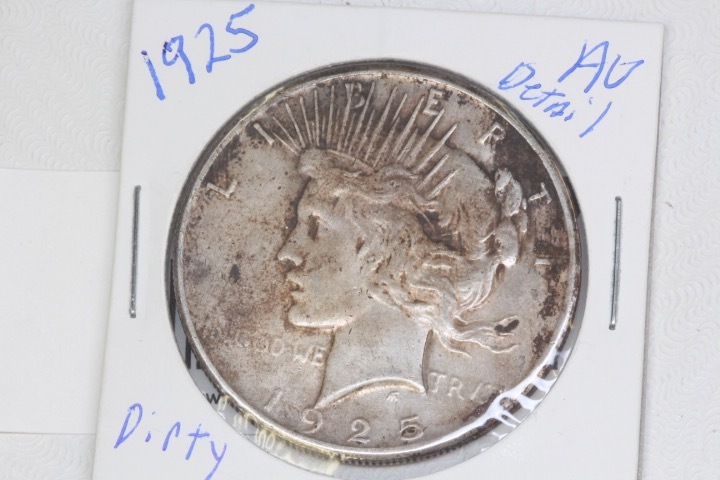 lot 4319 image: 1925 Peace Dollar, AU