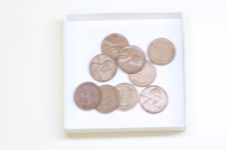 lot 4335 image: 9-1955 Wheat Pennies