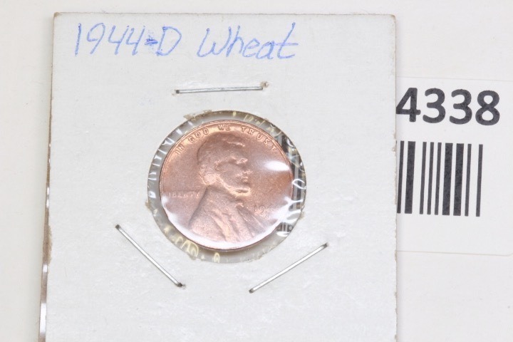 lot 4338 image: 1944 D Wheat Penny