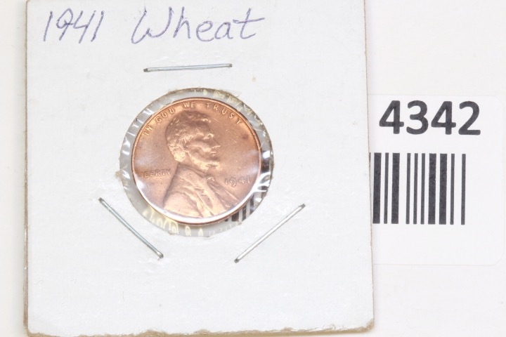 lot 4342 image: 1941 Wheat Penny