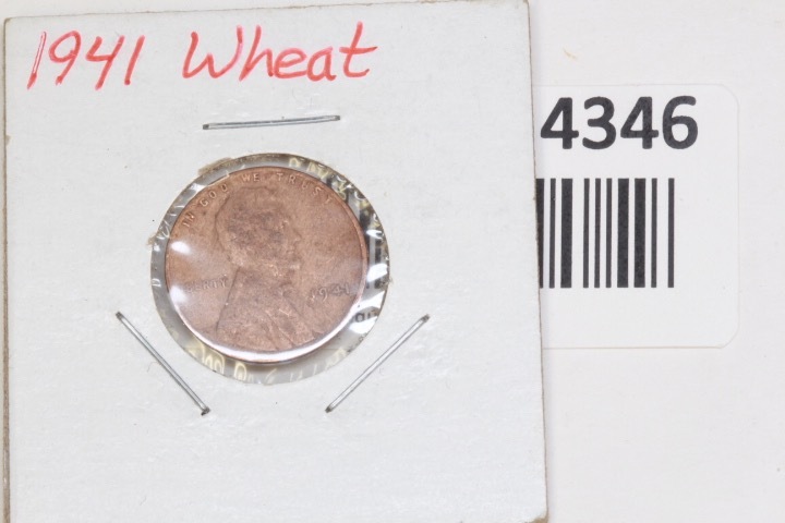 lot 4346 image: 1941 Wheat penny