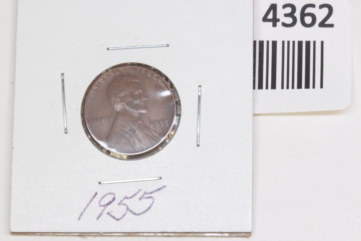 lot 4362 image: 1955 Wheat Penny