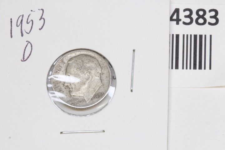 lot 4383 image: 1953-D Roosevelt