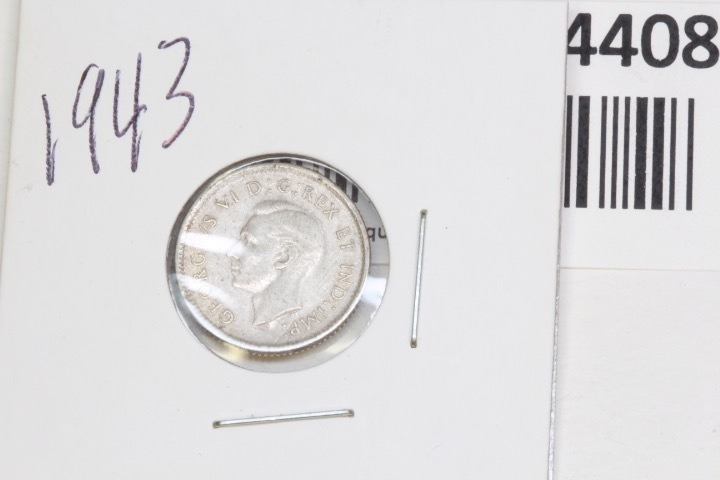 lot 4408 image: 1943 Canadian 10cents