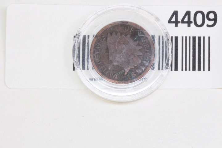 lot 4409 image: 1891 Indian head penny