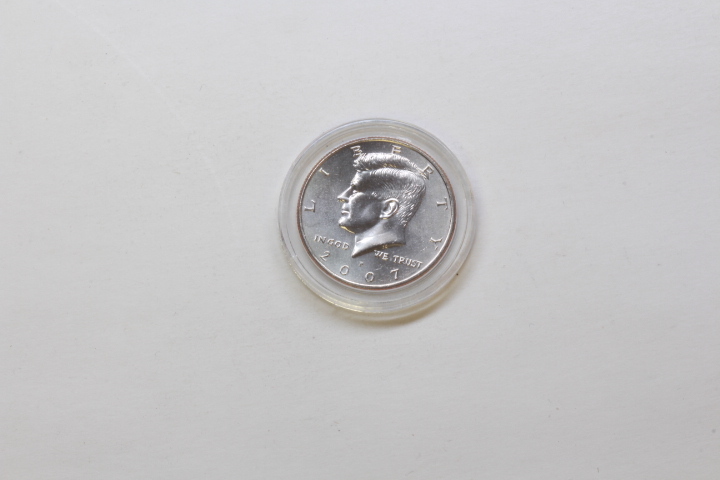 lot 4284 image: 2007 P Kennedy Half UNC