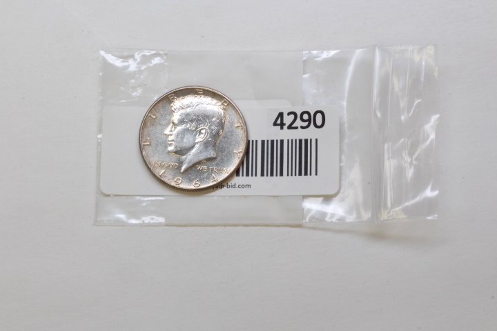 lot 4290 image: 1964 Kennedy half dollar