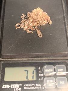 lot 21 image: Four Sterling Silver Necklaces