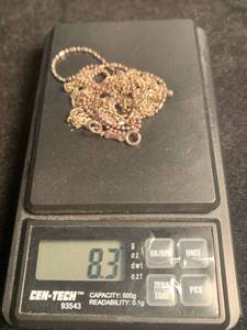 lot 22 image: Four Sterling Silver Necklaces