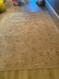 lot 38 image: 145 x 109 Inch BeigePink Area Rug