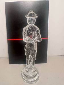 lot 116 image: Waterford Crystal Guardians of Freedom Statue 7 in.