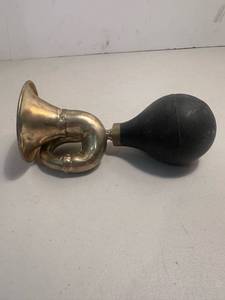 lot 149 image: Vintage Brass Bicycle Air Horn