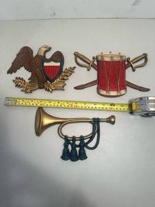 lot 153 image: Vintage Metal Sexton Wall Decor