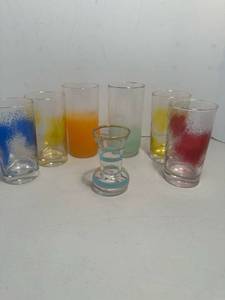 lot 157 image: Vintage Drinking Glasses
