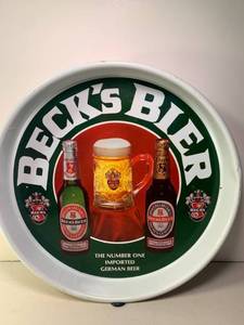 lot 203 image: Becks Bier Tray