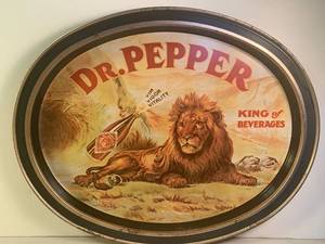lot 205 image: Vintage Dr. Pepper Tray