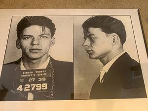 lot 207 image: Frank Sinatra Mug Shot Poster