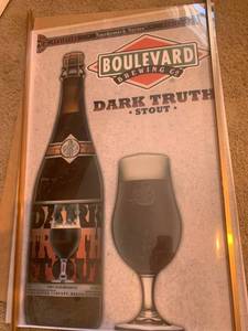 lot 209 image: Boulevard Brewing Co. Poster Dark Truth Stout