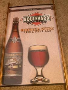lot 211 image: Boulevard Brewing Co. Poster Double-Wide India Pale Ale
