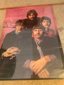 lot 213 image: Vintage Beatles Poster