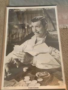 lot 214 image: Vintage Clark Gable Poster