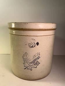 lot 217 image: Western Stoneware No. 3 Crock