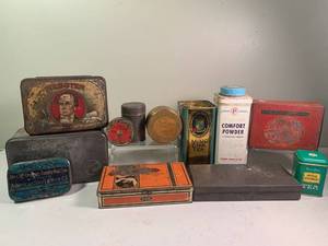 lot 228 image: Vintage Advertising Tins