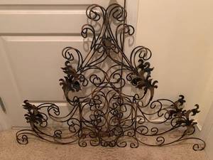 lot 264 image: Pair of Iron Wall Decor