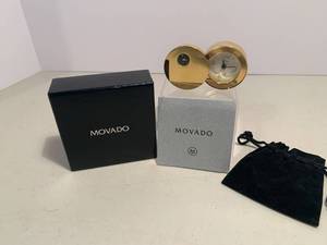 lot 292 image: Movado Travel Alarm Clock