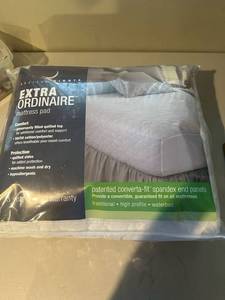 lot 329 image: NIB Restful Nights Full Size mattress pad