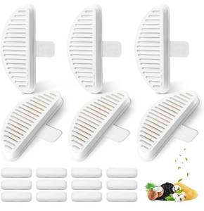 lot 3425 image: Cat Fountain Filters for Wireless Operated 6 Pack Replacement Filters & Replacement Filter Sponges for Automatic Pet Fountain Cat Water Fountain Cat Water Dispenser