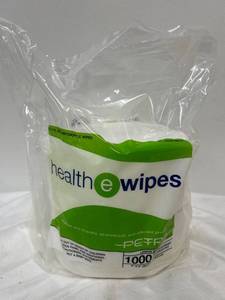 lot 3465 image: Health E Wipes Alcohol Free Antiseptic Wipes 1000 ct