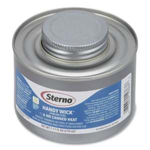 lot 3474 image: Case of 14 Sterno Group Handy Wick Camping Fuel 6 Hour Canned Heat
