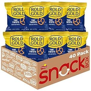 lot 3492 image: Rold Gold Tiny Twists Pretzels, 1 Ounce (Pack of 40) Expired July 2023