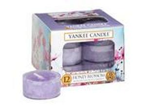 lot 3496 image: 12 Yankee Candle Honey Blossom Tea Lights