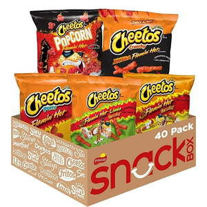 lot 4213 image: Cheetos Flamin Hot Mix Variety Pack (40 Count) Just out of Date still taste good