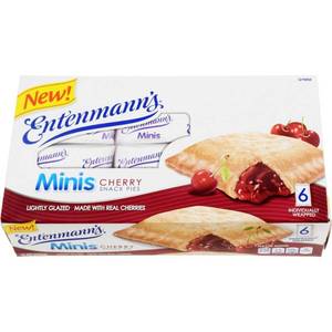 lot 4228 image: 6 Pack CHERRY LIGHTLY GLAZED MINIS SNACK PIES Best By July 13th