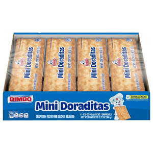 lot 4232 image: 8 Pack MINI DORADITAS CRISPY PUFF PASTRY Best Buy Date Sep 2024