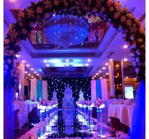 lot 4240 image: ANMINY 3.3x65.6ft Aisle Runner Mirror Rugs Roll Double Sided Bright Reflective Decorative Carpet for Romantic Wedding Birthday Graduation Party Ceremony Event Home Indoor Decor - Silver