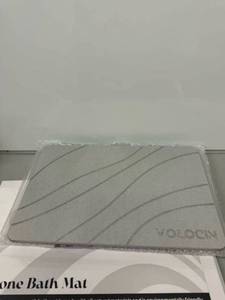 lot 4243 image: NIDOROA Non Slip Stone Bath Mat - Fast Drying Diatomaceous Earth Bath Mat - Super Absorbent Bath Mat for Bathroom Floor, Shower, Sink, and Kitchen Counter - Easy to Clean