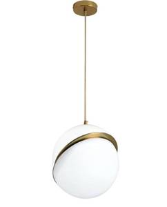 lot 4249 image: MZSUS 1-Light Acrylic Globe Pendant Light, Creative Irregular White Hanging Light Pendant Lamp for Dining Room, Living Room (7.8 inch)