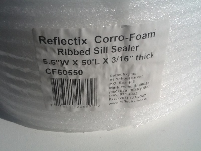 lot 138 image: Three rolls of  sill sealer as pictured