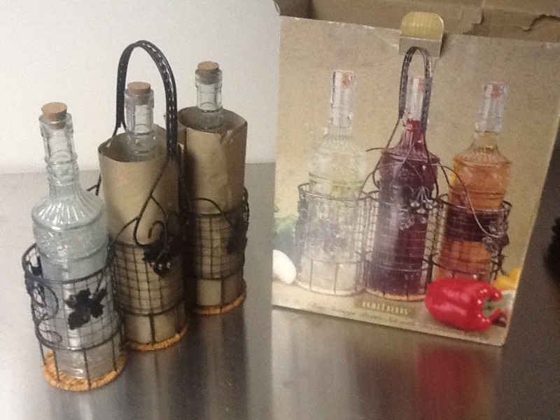 lot 156 image: Very nice canister set of liquid as pictured