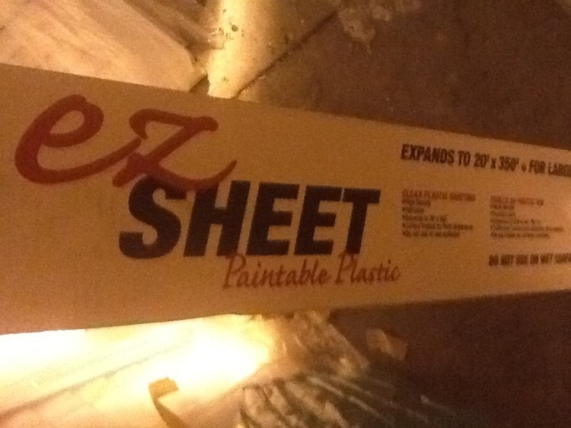 lot 163 image: Roll of easy sheet paintable plastic for auto paint jobs