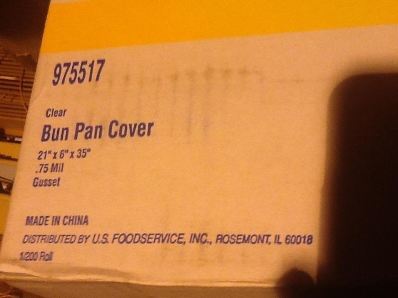 lot 165 image: Box of large bun pan covers as pictured