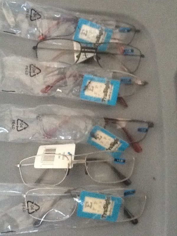 lot 188 image: Six pairs of new reading glasses