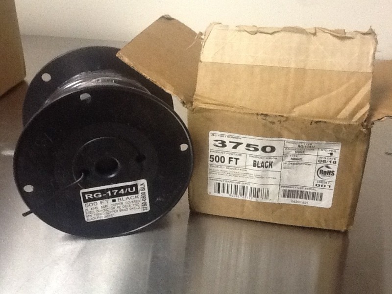 lot 255 image: 500 foot roll of wire as  pictured