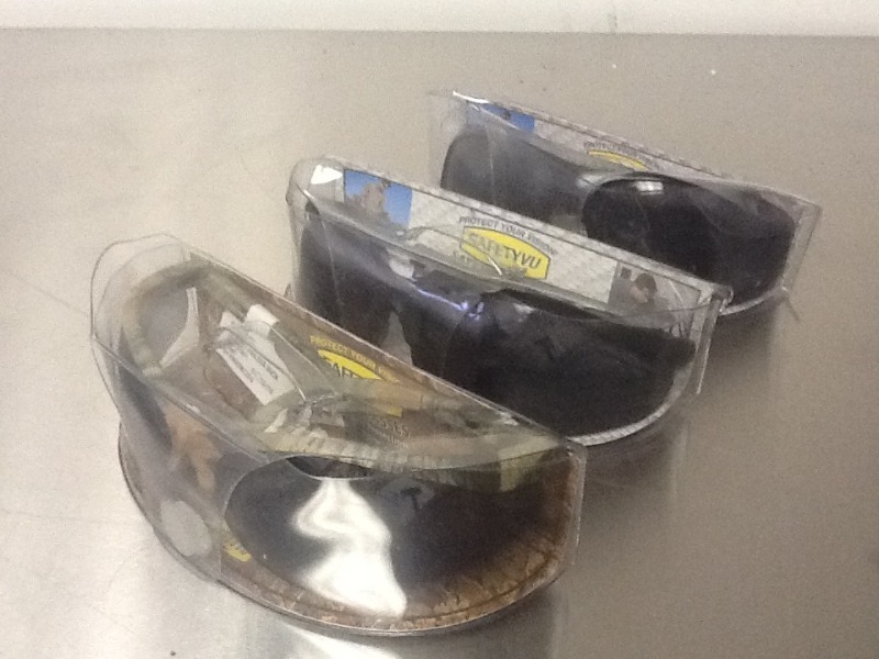 lot 268 image: Great stocking stuffers three safety style sunglasses