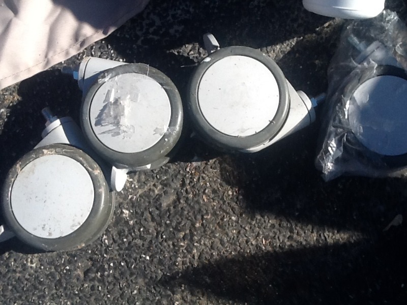 lot 38 image: Set of (4) 6  casters swivel as pictured