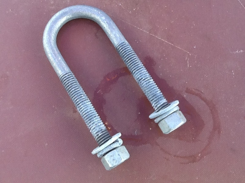 lot 59 image: 24 galvanized U bolts 3 x 5 as pictured